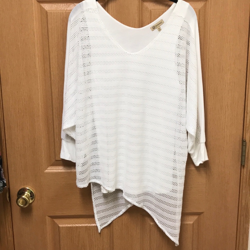 Soft Knit V-Neck Lined Sweater